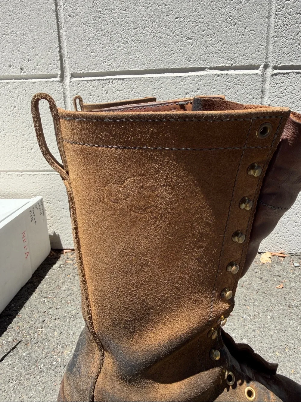 Nick’s handmade Wildland Boots